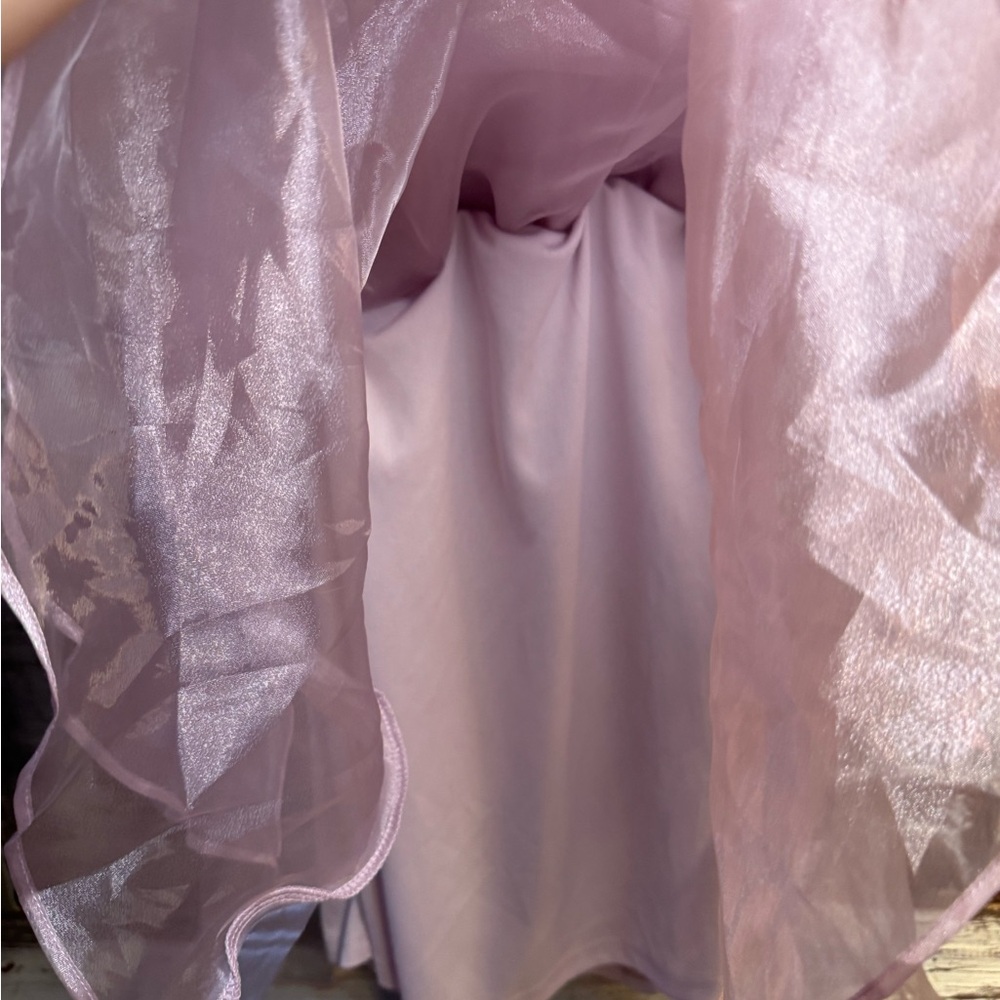 WinWin Lavender Pink Ruffled Mini Dress - Picture 3 of 7